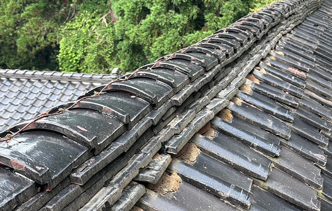 屋根瓦修理・外壁修理